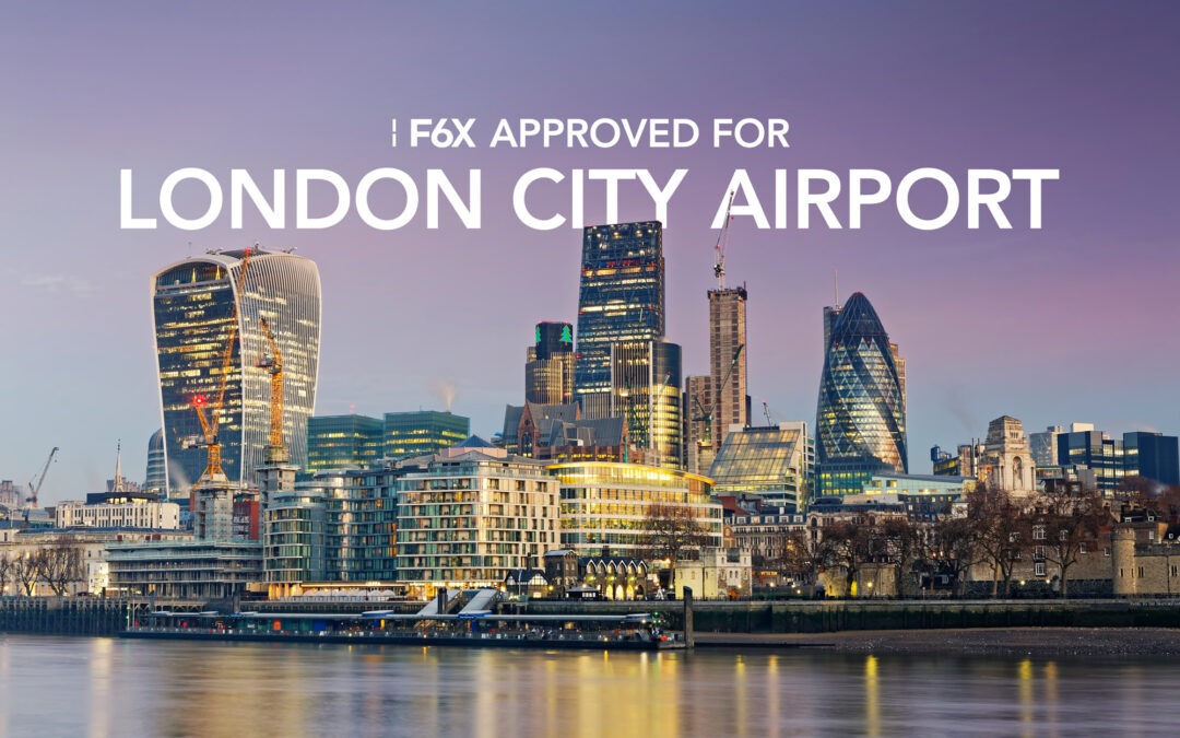 Albinati Aeronautics Falcon 6X approved for London City Airport Operations