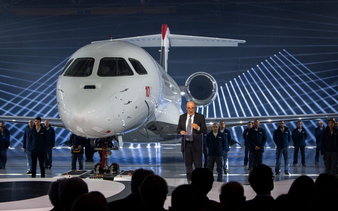 Dassault’s Falcon 10X Roll-out