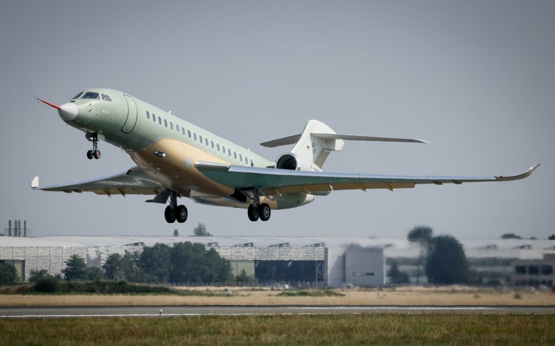 Dassault’s Falcon 10X Makes Maiden Flight