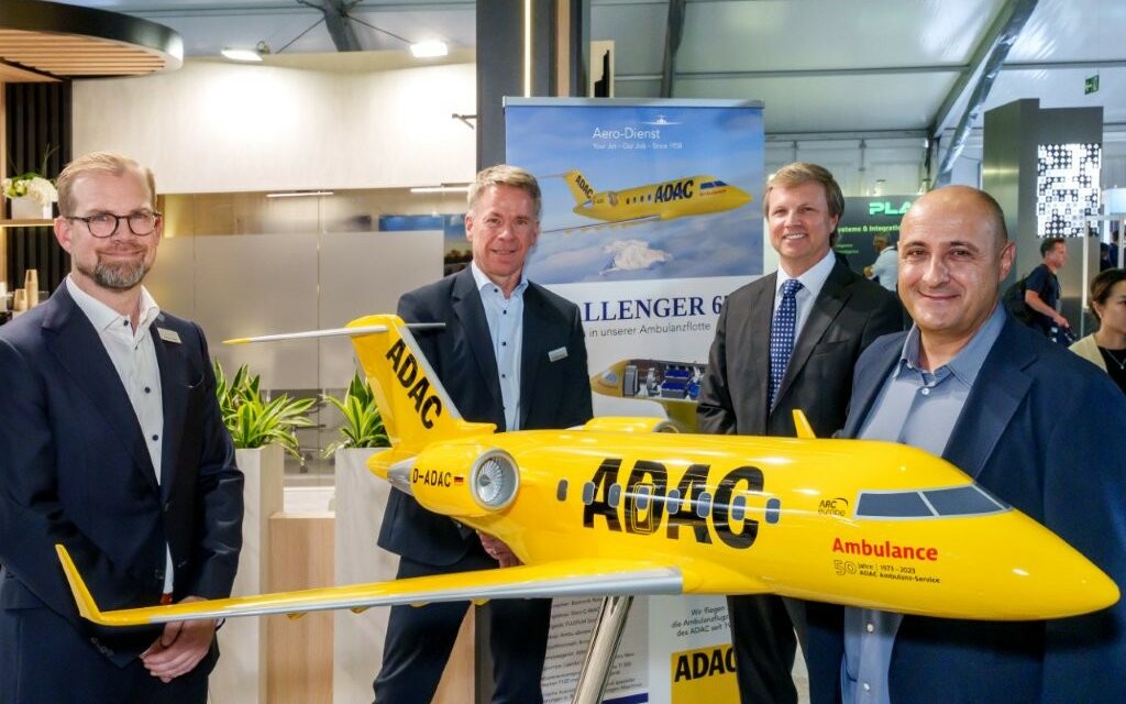 Bombardier Defense Expands Collaboration with Aero-Dienst/ADAC with a Second Challenger 650 Aircraft for Medevac