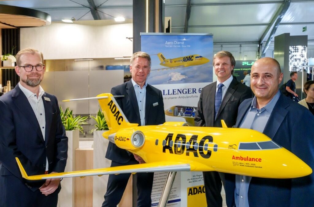 Bombardier Defense Expands Collaboration with Aero-Dienst/ADAC with a Second Challenger 650 Aircraft for Medevac