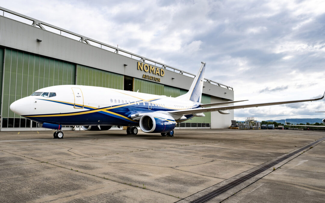 Nomad Technics Completes BBJ Maintenance, Refurbishment and Satcom Upgrade