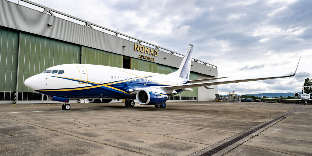 Nomad Technics Completes BBJ Maintenance, Refurbishment and Satcom Upgrade