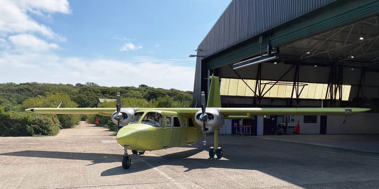 Britten-Norman flies first Islander built in the UK