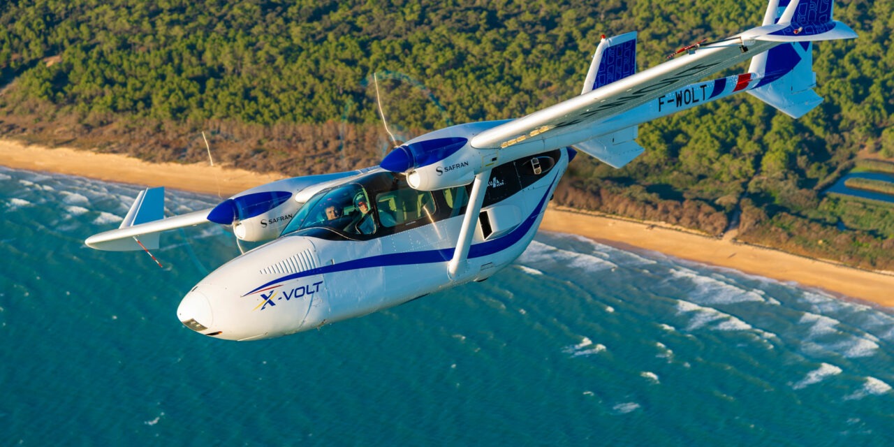 AURA AERO FLIES X-VOLT, A PIONEER OF HYBRID-ELECTRIC AVIATION